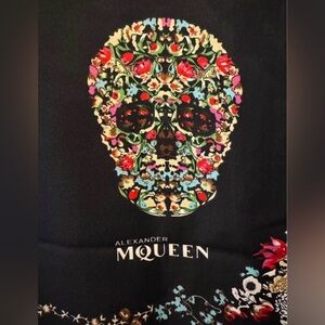 Alexander McQueen Multicolor Skull Scarf